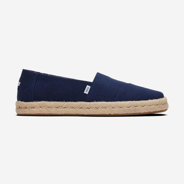 Toms espadrile Alpargata Rope 2.0 10019870 NAVY culoarea albastru marin