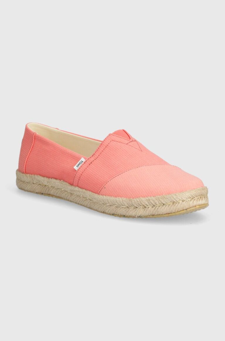 Toms espadrile Alpargata Rope 2.0 culoarea roz