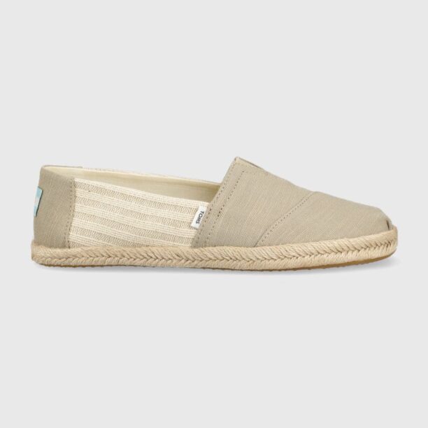 Toms espadrile Alpargata Rope culoarea bej