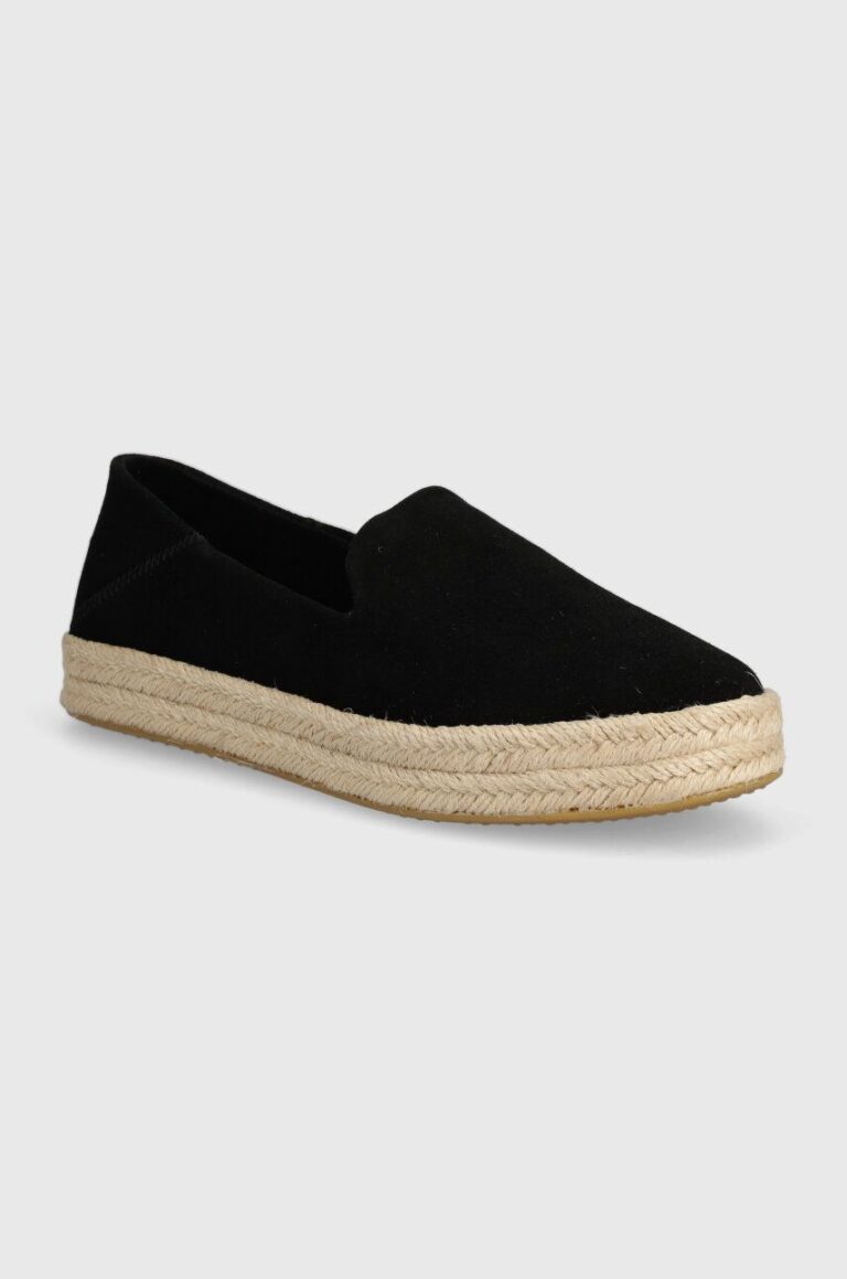 Toms espadrile Carolina culoarea negru