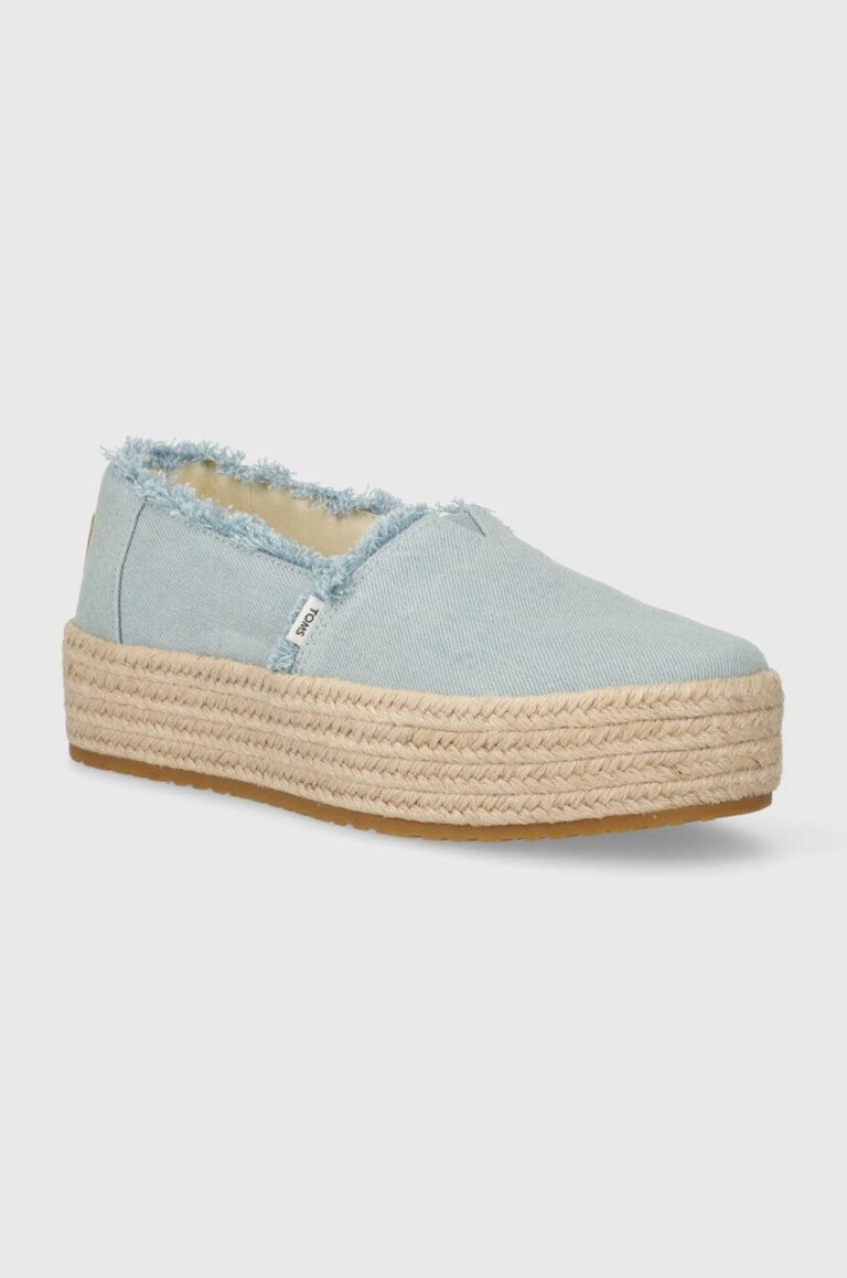 Toms espadrile Valencia cu platforma