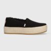 Toms espadrile Valencia culoarea negru