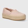 Toms espadrile Valencia culoarea roz