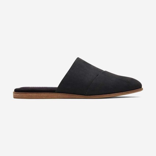 Toms papuci din piele Flat 10018987 femei