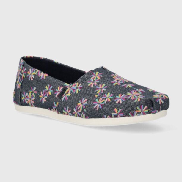 Toms tenisi Alpargata culoarea albastru marin