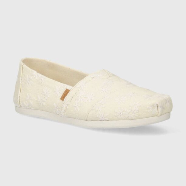 Toms tenisi Alpargata culoarea bej