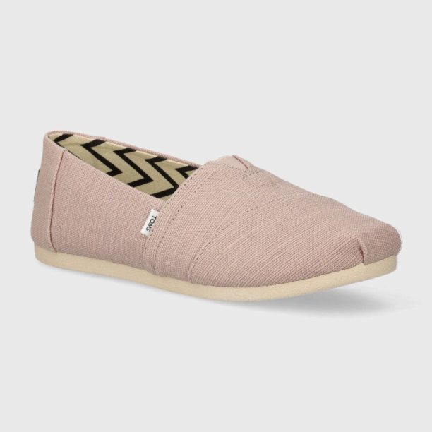 Toms tenisi Alpargata culoarea roz