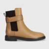 Tory Burch ghete chelsea de piele DOUBLE T CHELSEA BOOT femei