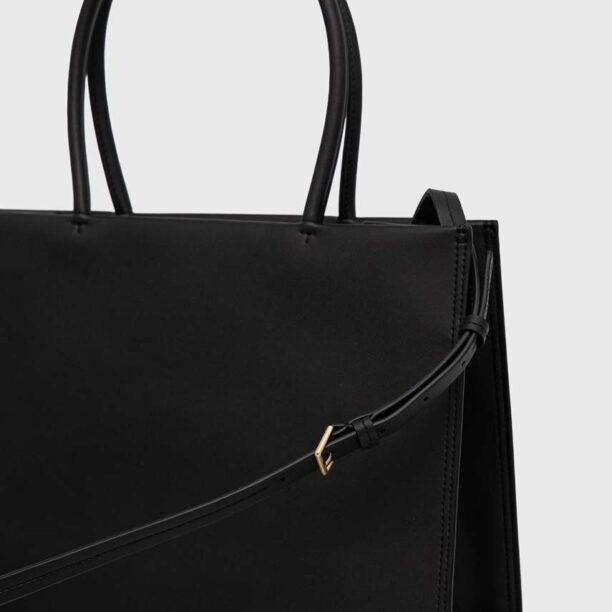 Tory Burch poseta culoarea negru preţ