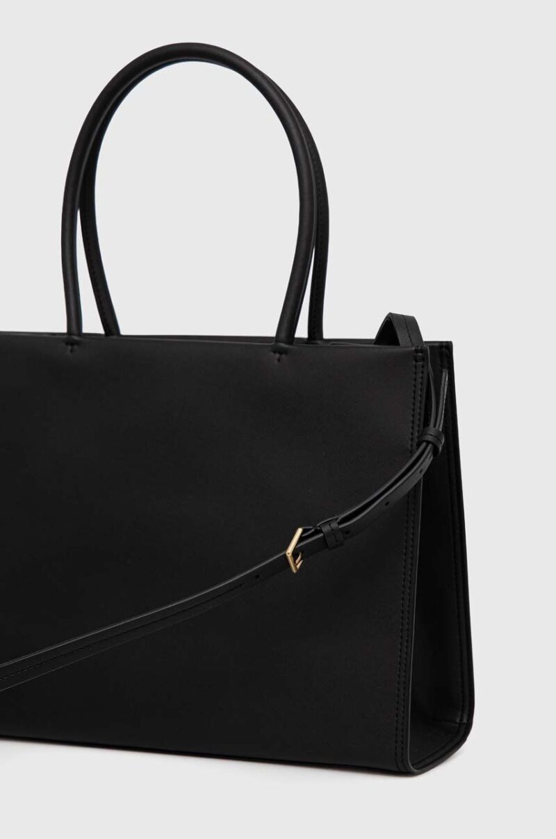 Tory Burch poseta culoarea negru preţ