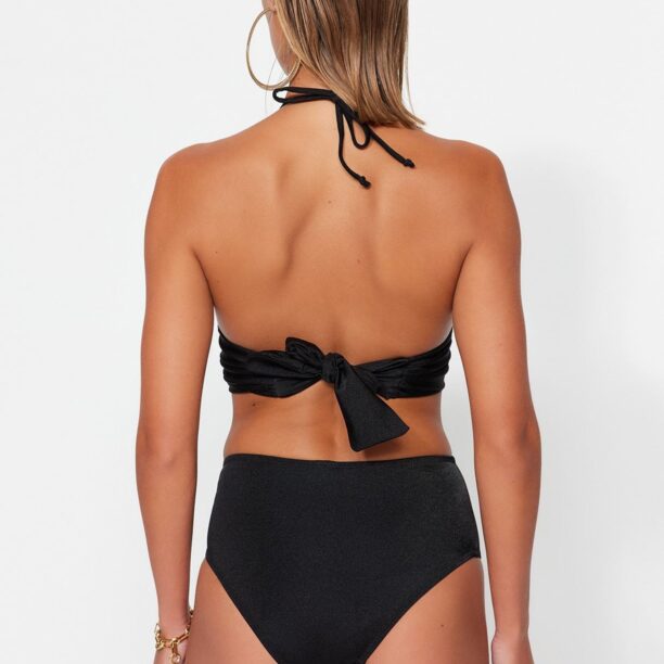 Trendyol Costum de baie două piese  negru preţ