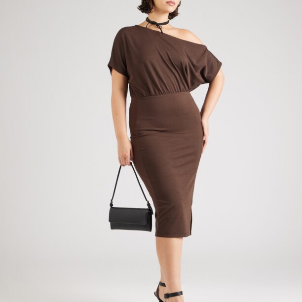 Trendyol Curve Rochie de cocktail  ciocolatiu preţ