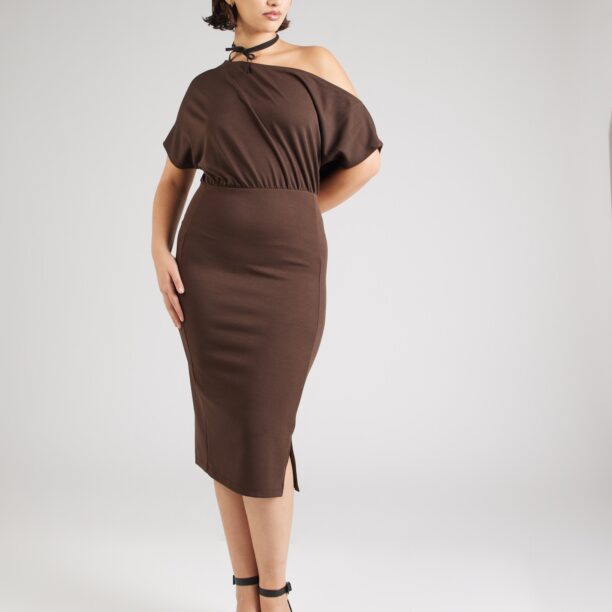 Trendyol Curve Rochie de cocktail  ciocolatiu