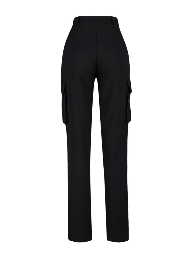 Preţ Trendyol Pantaloni cu buzunare  negru