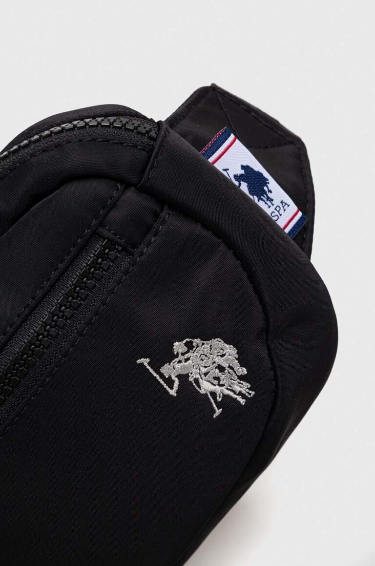 U.S. Polo Assn. borseta culoarea negru preţ