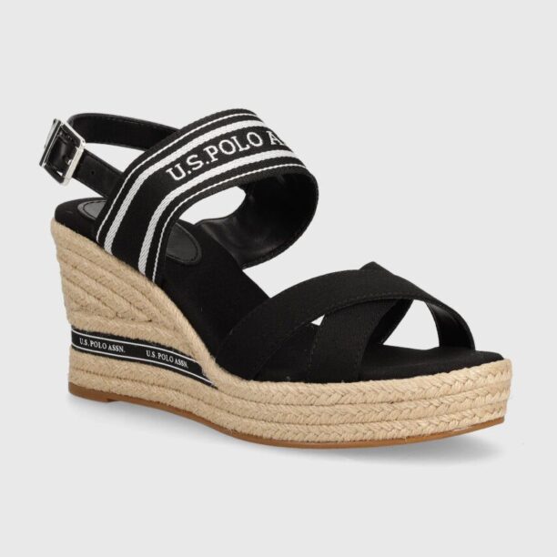 U.S. Polo Assn. sandale ALYSSA culoarea negru