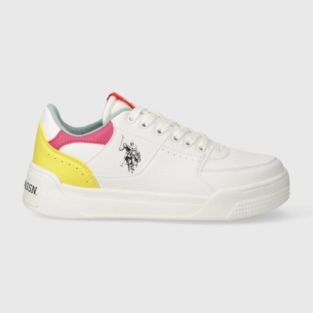 U.S. Polo Assn. sneakers NOLE culoarea alb