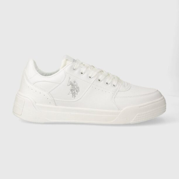 U.S. Polo Assn. sneakers NOLE culoarea alb