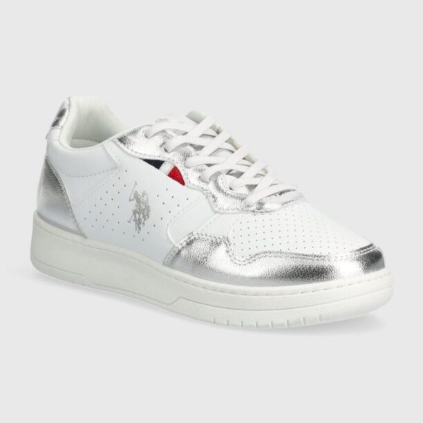 U.S. Polo Assn. sneakers pentru copii DENNY004A culoarea alb