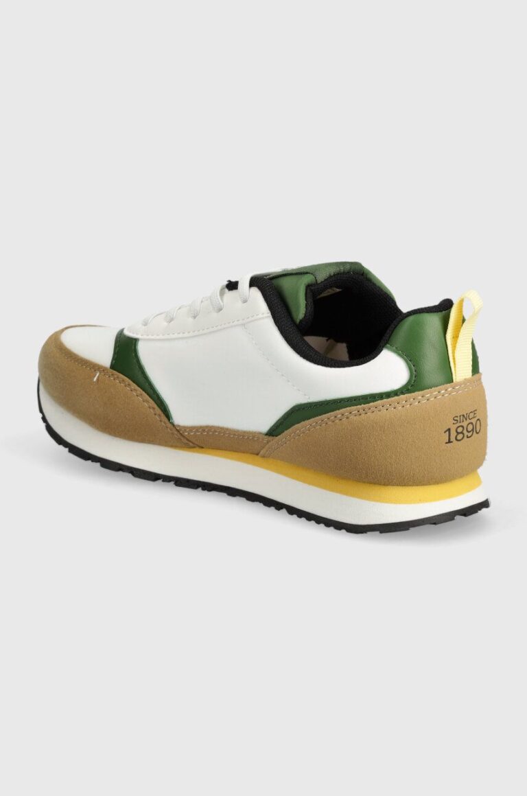 U.S. Polo Assn. sneakers pentru copii NOBIK013A culoarea verde preţ