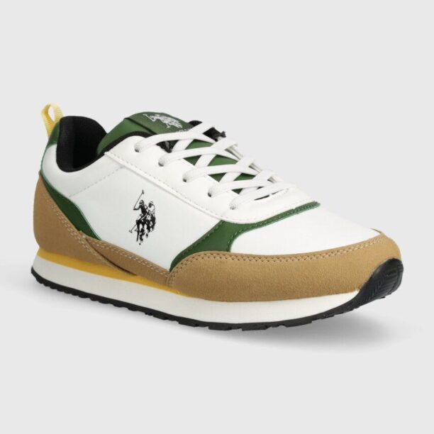 U.S. Polo Assn. sneakers pentru copii NOBIK013A culoarea verde