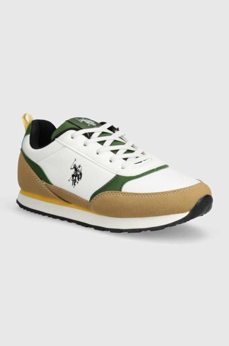 U.S. Polo Assn. sneakers pentru copii NOBIK013A culoarea verde