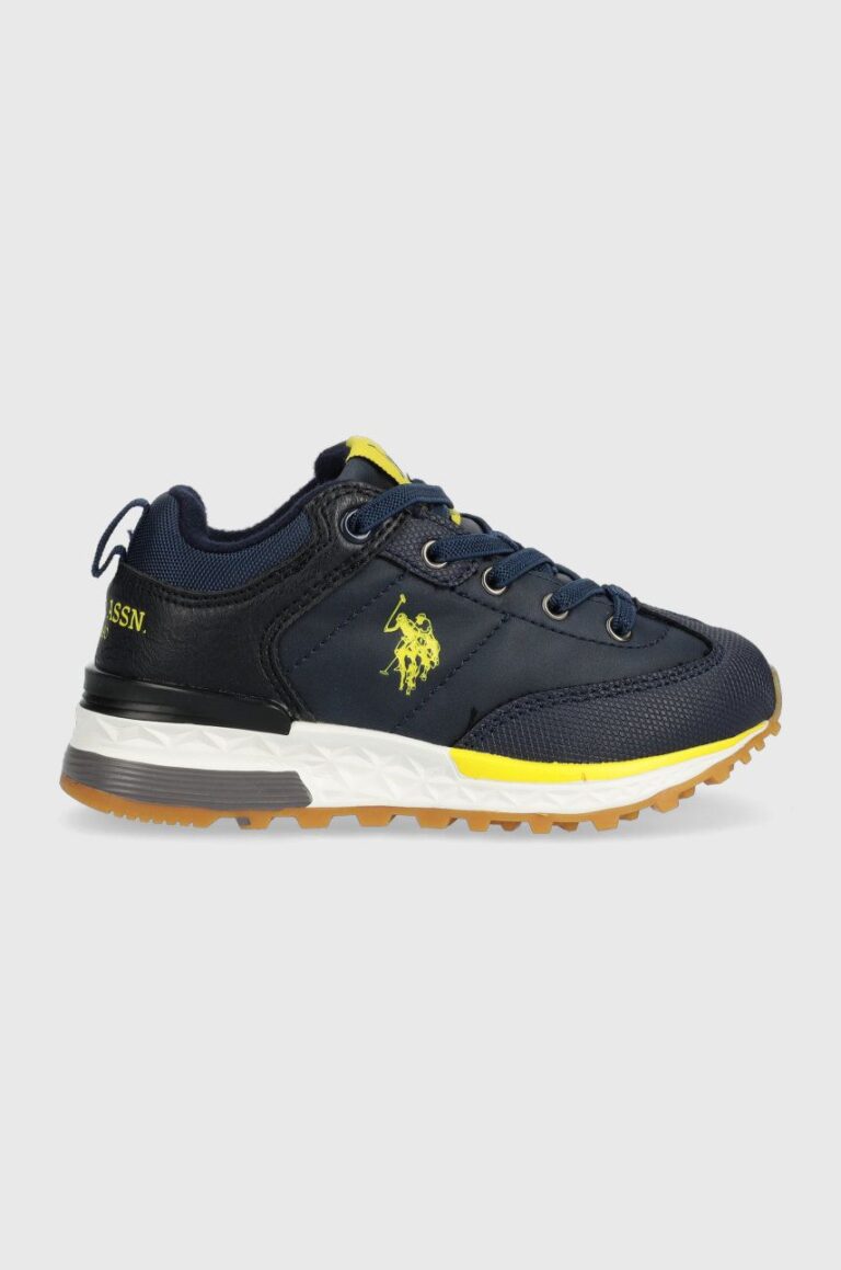 U.S. Polo Assn. sneakers pentru copii culoarea albastru marin