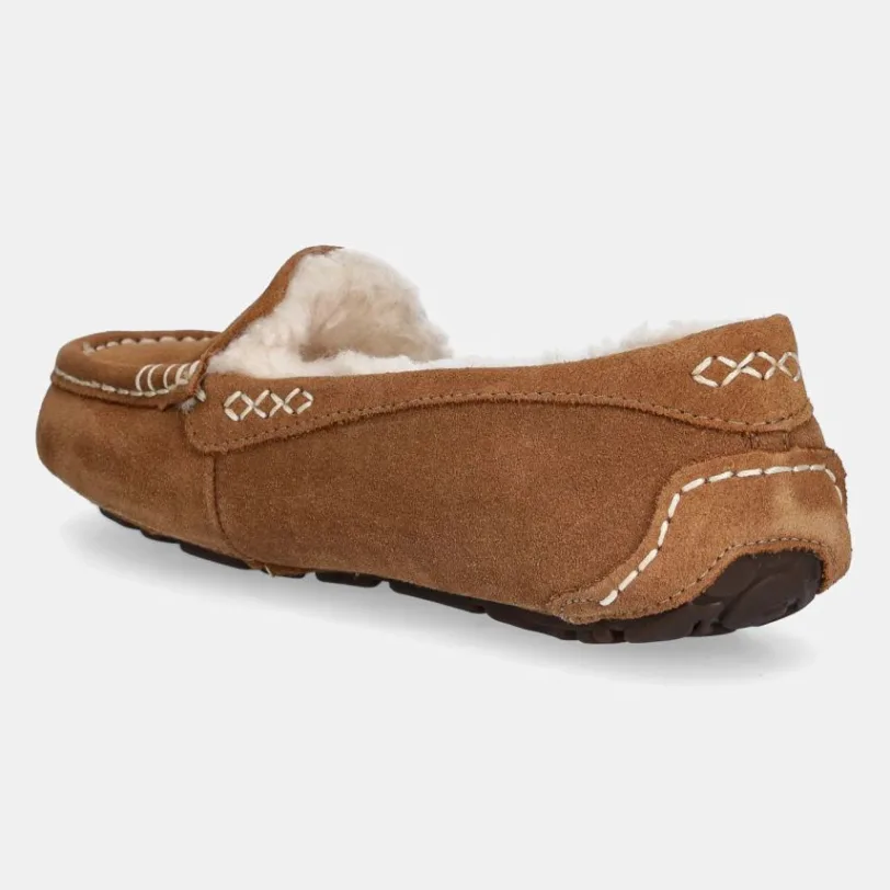UGG - Papuci din piele intoarsa Ansley preţ