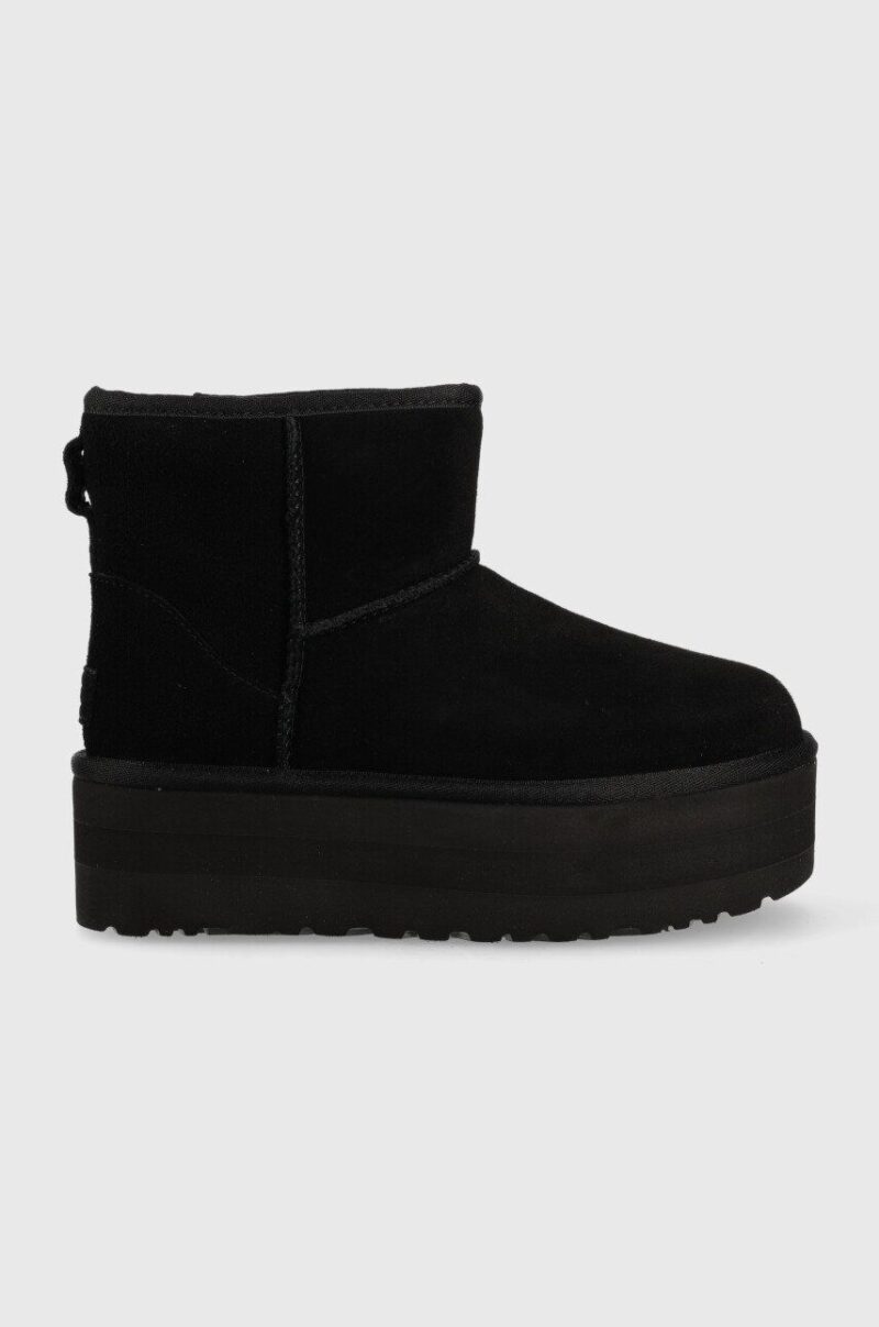 UGG bocanci de piele W Classic Mini Platform