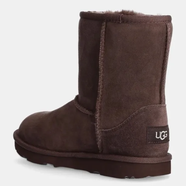 UGG cizme de zapada din piele intoarsa Classic II culoarea negru preţ