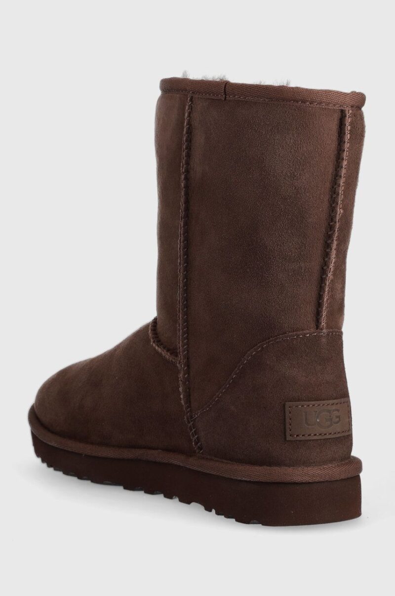 UGG cizme de zăpadă din piele întoarsă Classic Short II culoarea: maro 1016223.BCDR preţ