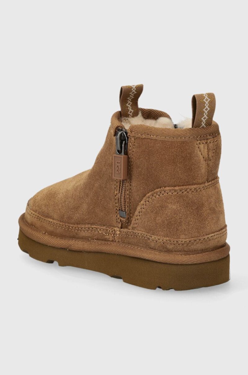 UGG cizme de zapada din piele intoarsa T NEUMELLSEA culoarea bej preţ