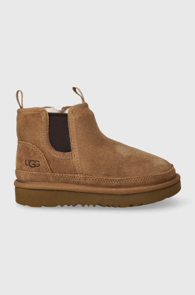 UGG cizme de zapada din piele intoarsa T NEUMELLSEA culoarea bej