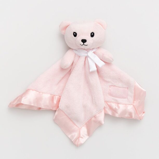 UGG pantofi pentru bebelusi Bixbee And Lovey Bear Stuffie culoarea roz preţ