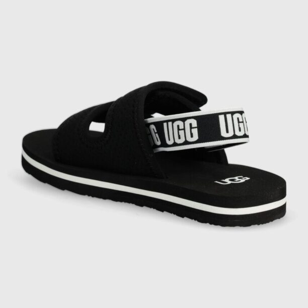 UGG papuci LENNON SLINGBACK culoarea negru preţ