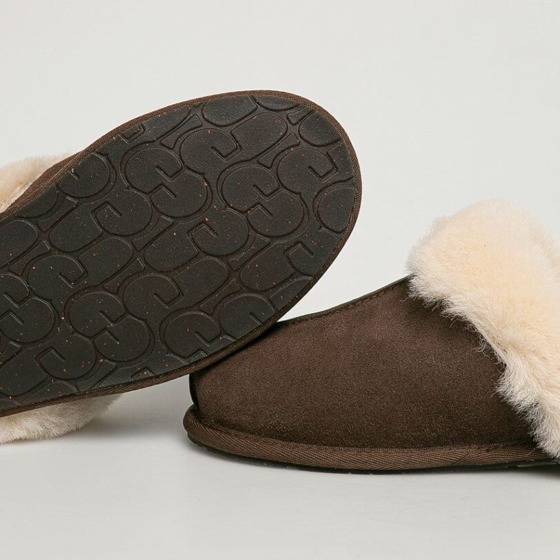 UGG papuci din piele întoarsă Scuffette II 1106872.ESP preţ