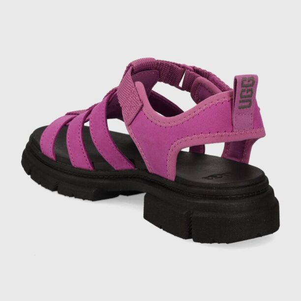 UGG sandale copii ASHTON MULTISTRAP culoarea violet preţ