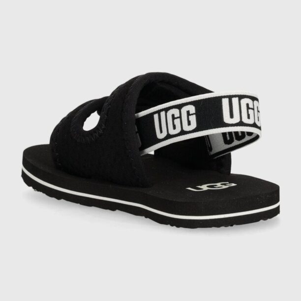 UGG sandale copii LENNON SLINGBACK culoarea negru preţ