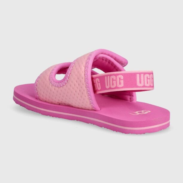 UGG sandale copii LENNON SLINGBACK culoarea roz preţ