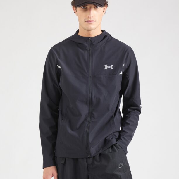 UNDER ARMOUR Geacă sport  gri deschis / negru