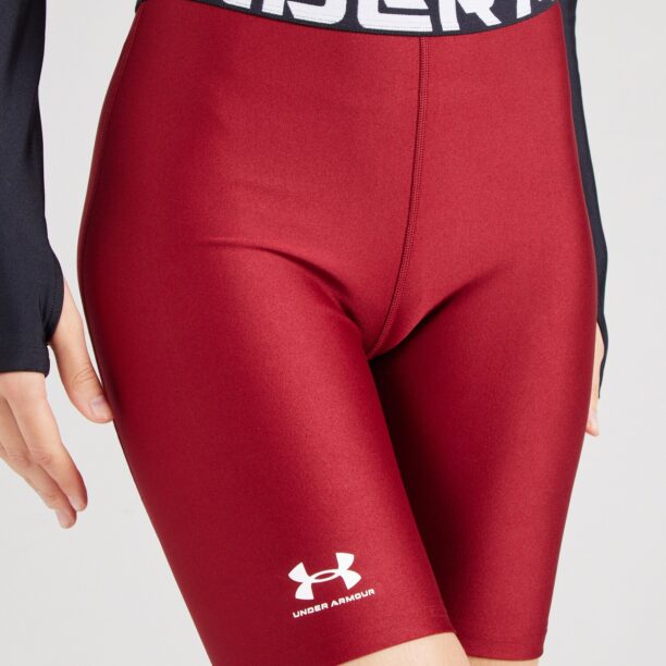 Preţ UNDER ARMOUR Pantaloni sport 'Authentics'  rubiniu / negru / alb