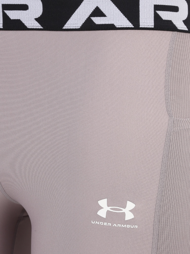 UNDER ARMOUR Pantaloni sport 'HeatGear'  gri argintiu / negru / alb / alb murdar preţ