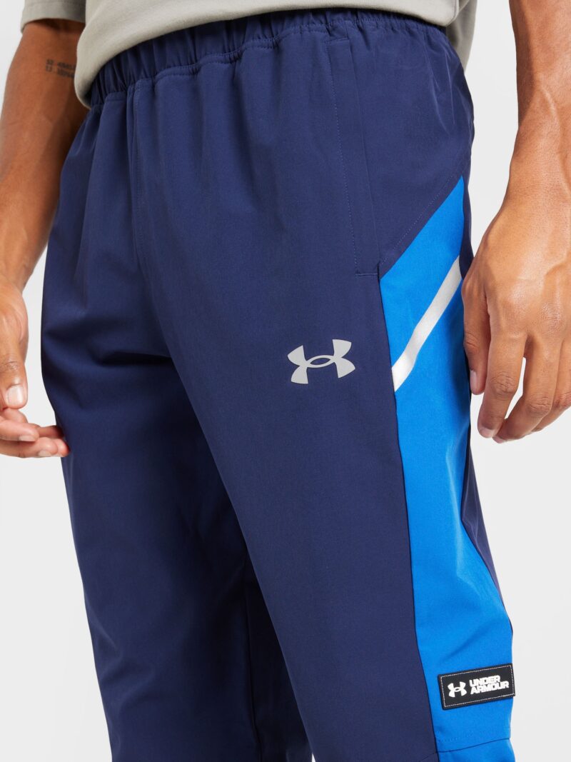 UNDER ARMOUR Pantaloni sport 'Utility'  albastru / albastru închis / alb