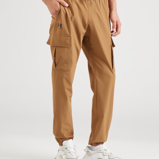 UNDER ARMOUR Pantaloni sport 'Vibe'  maro coniac