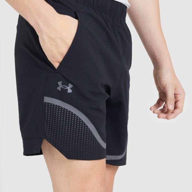 Cumpăra UNDER ARMOUR Pantaloni sport  gri / negru