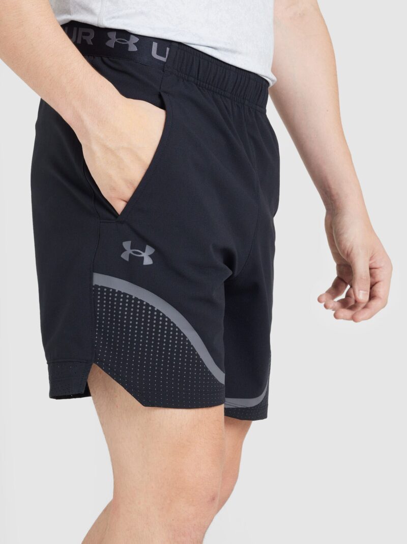 Cumpăra UNDER ARMOUR Pantaloni sport  gri / negru