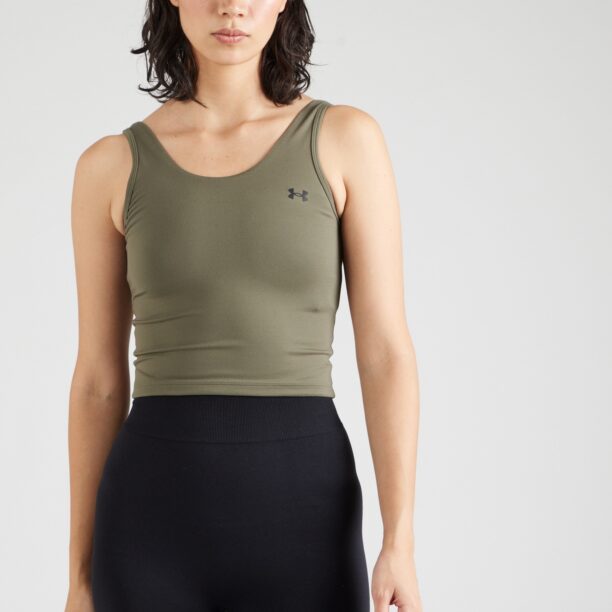 UNDER ARMOUR Sport top 'EMEA'  gri / kaki