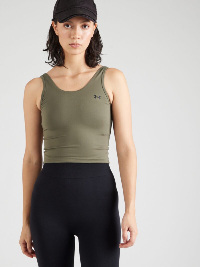 UNDER ARMOUR Sport top 'EMEA'  gri / kaki