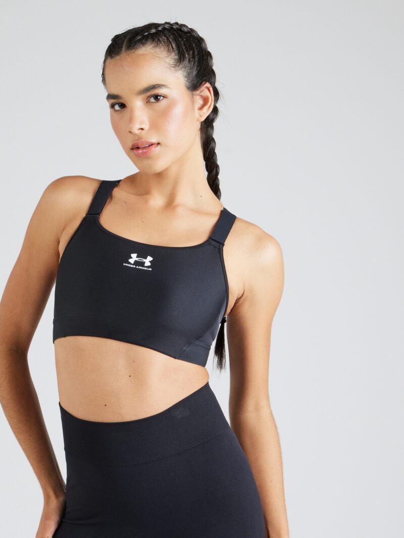 UNDER ARMOUR Sutien sport  negru / alb