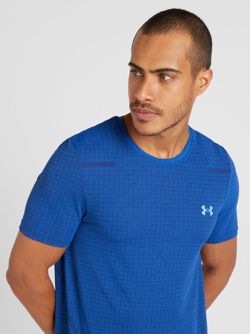 UNDER ARMOUR Tricou funcțional 'Grid'  albastru / bleumarin / albastru deschis preţ